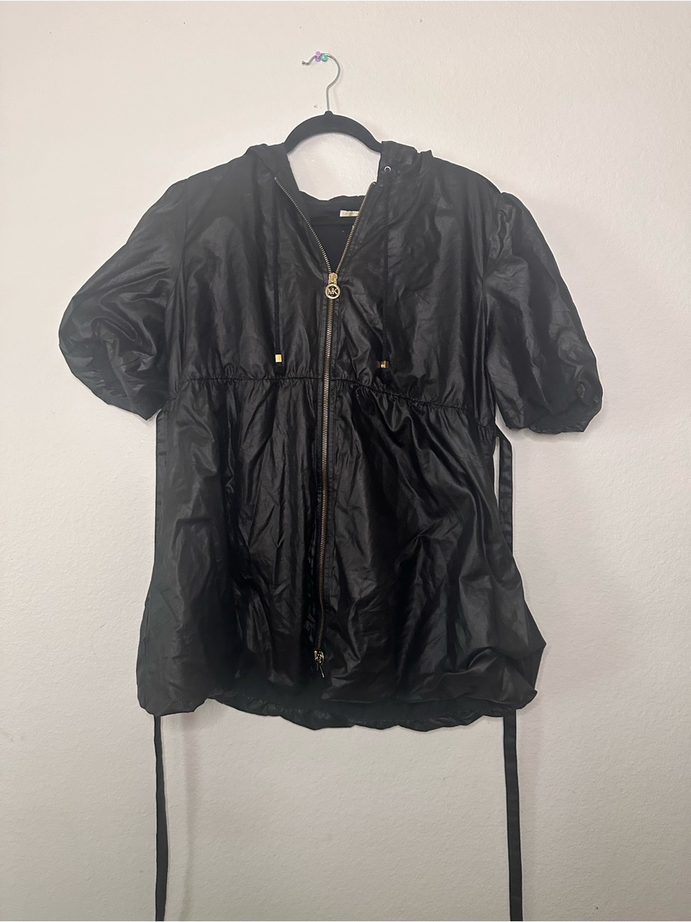 MICHAEL Michael Kors Black Hooded Anorak Jacket - Picture 1 of 8